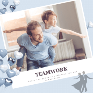 Boys participating in elegant ballroom dancing, embodying character and growth